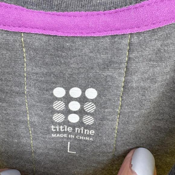 Title Nine dress large L yellow gray outdoor gorpcore camping hiking trail - Picture 2 of 6